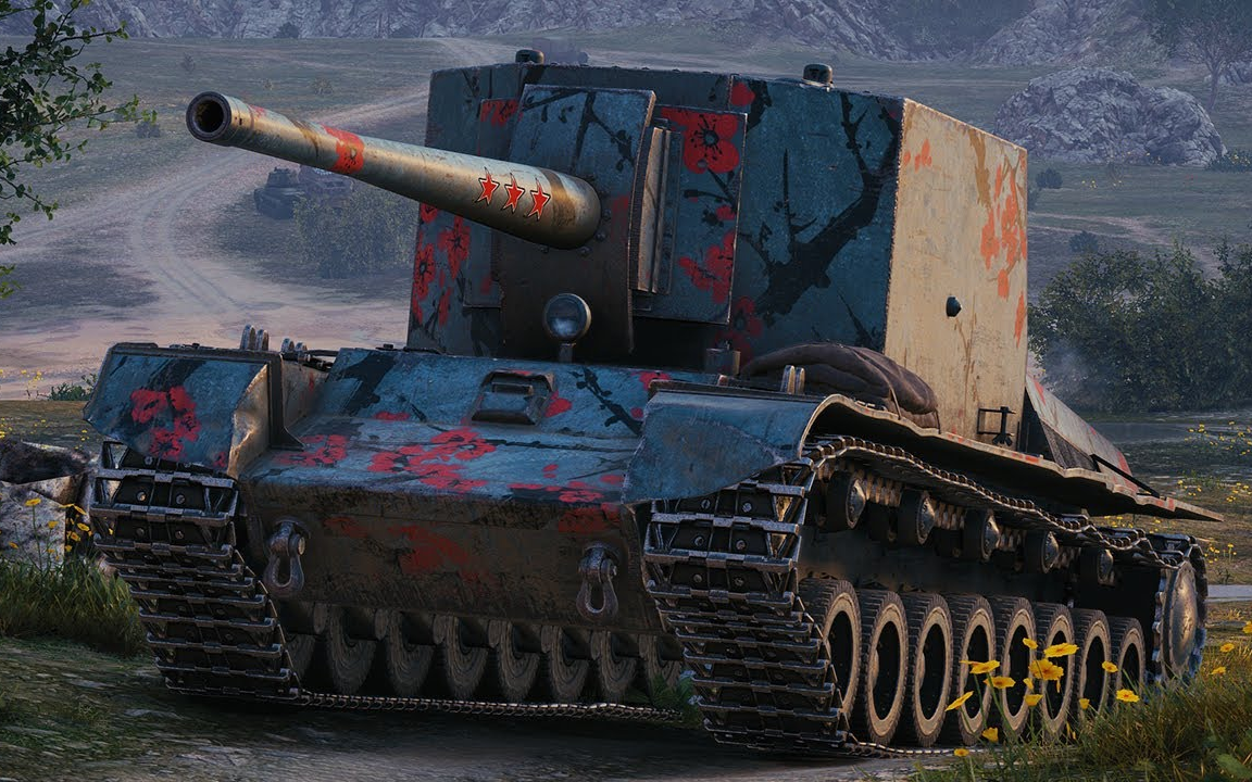 坦克世界 这车三环一定是报复社会吧 su-100y - 6杀 5千伤害 [湖边的