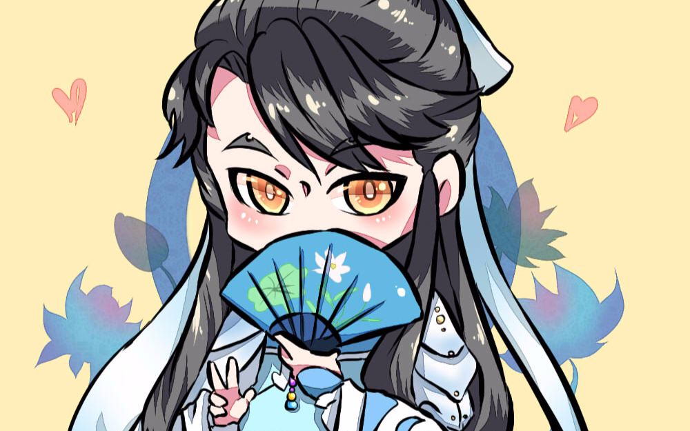 【霹雳布袋戏应援】q版解锋镝绘画过程