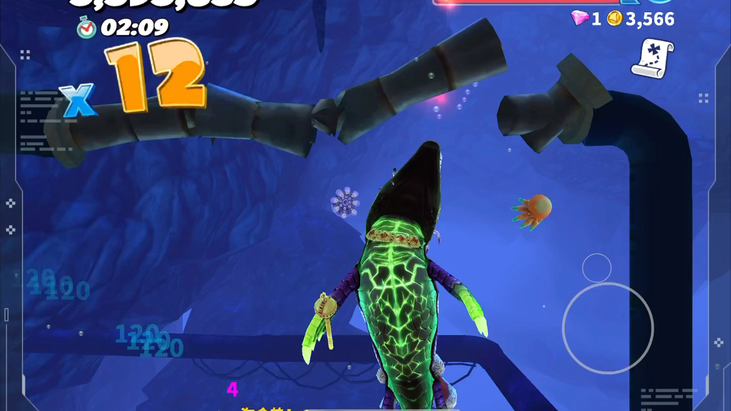 快跑先生要饿一个月肚子了,他打算大吃一顿(饥饿鲨世界)