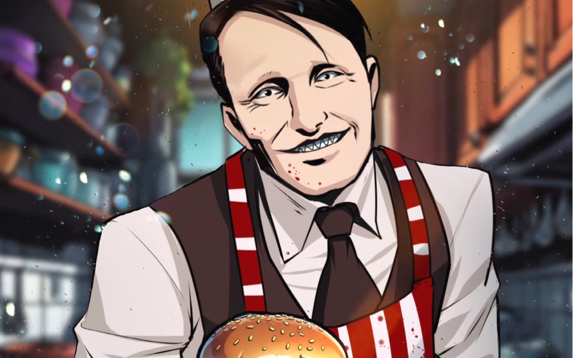 画画 #汉尼拔 随便画画之拔叔美味早餐