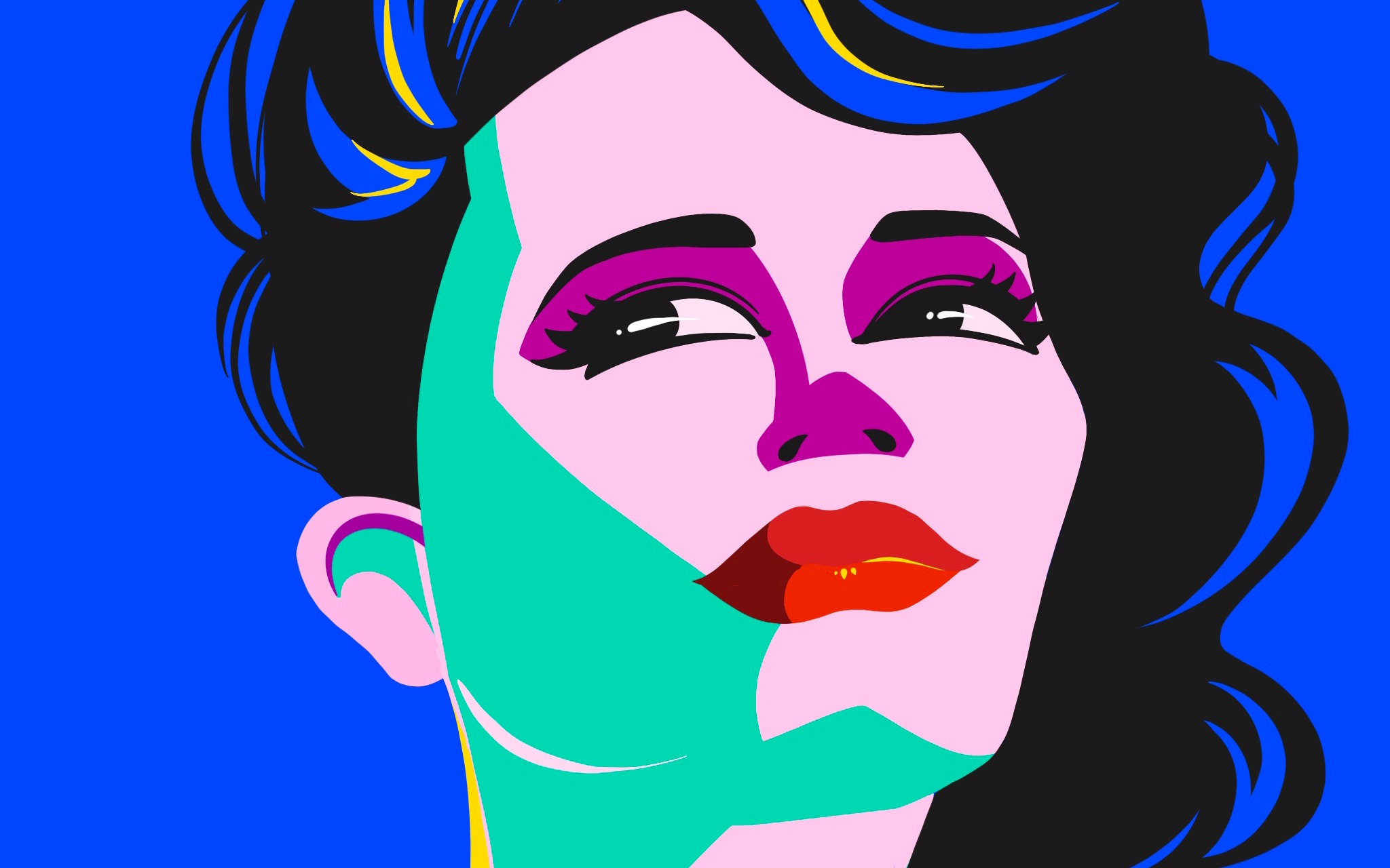 【procreate插画教学】- 艳丽的配色,大胆的表达!