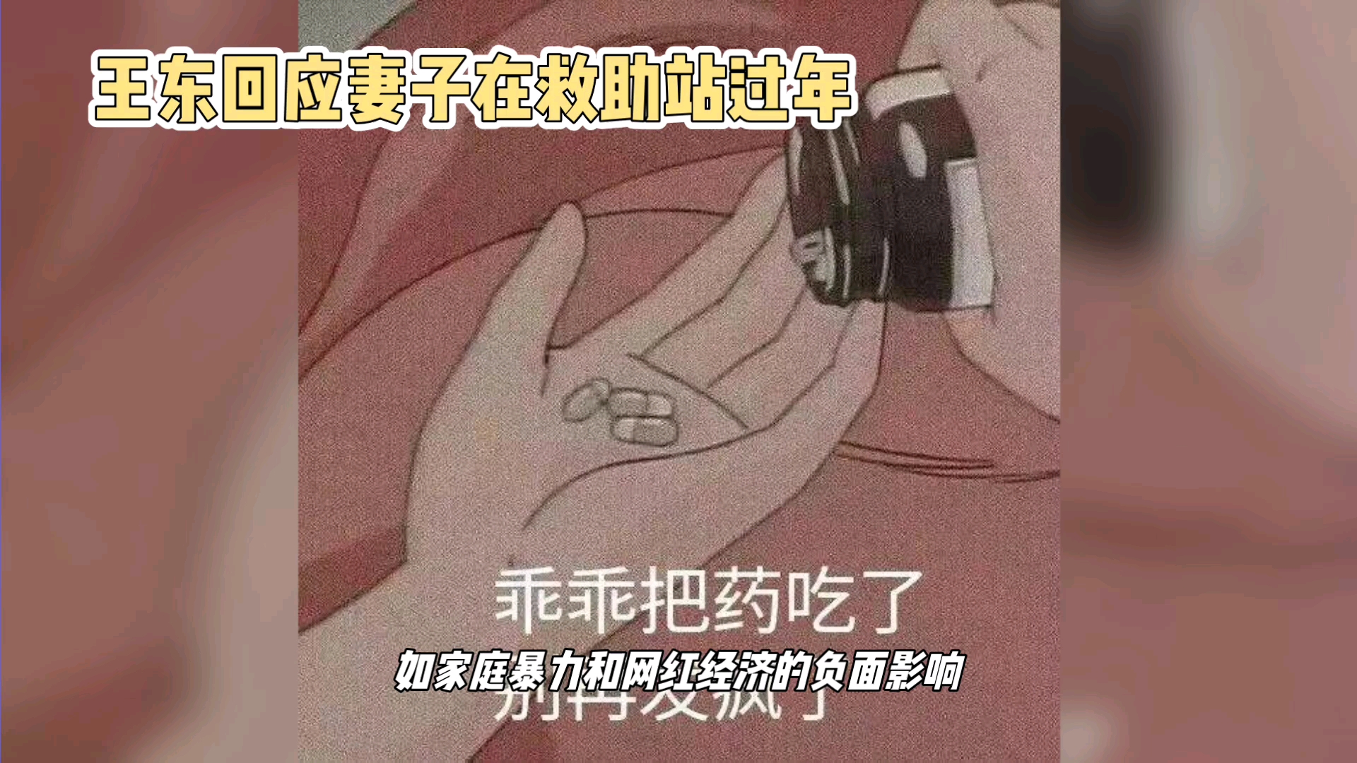 王东回应妻子在救助站过年哔哩哔哩bilibili