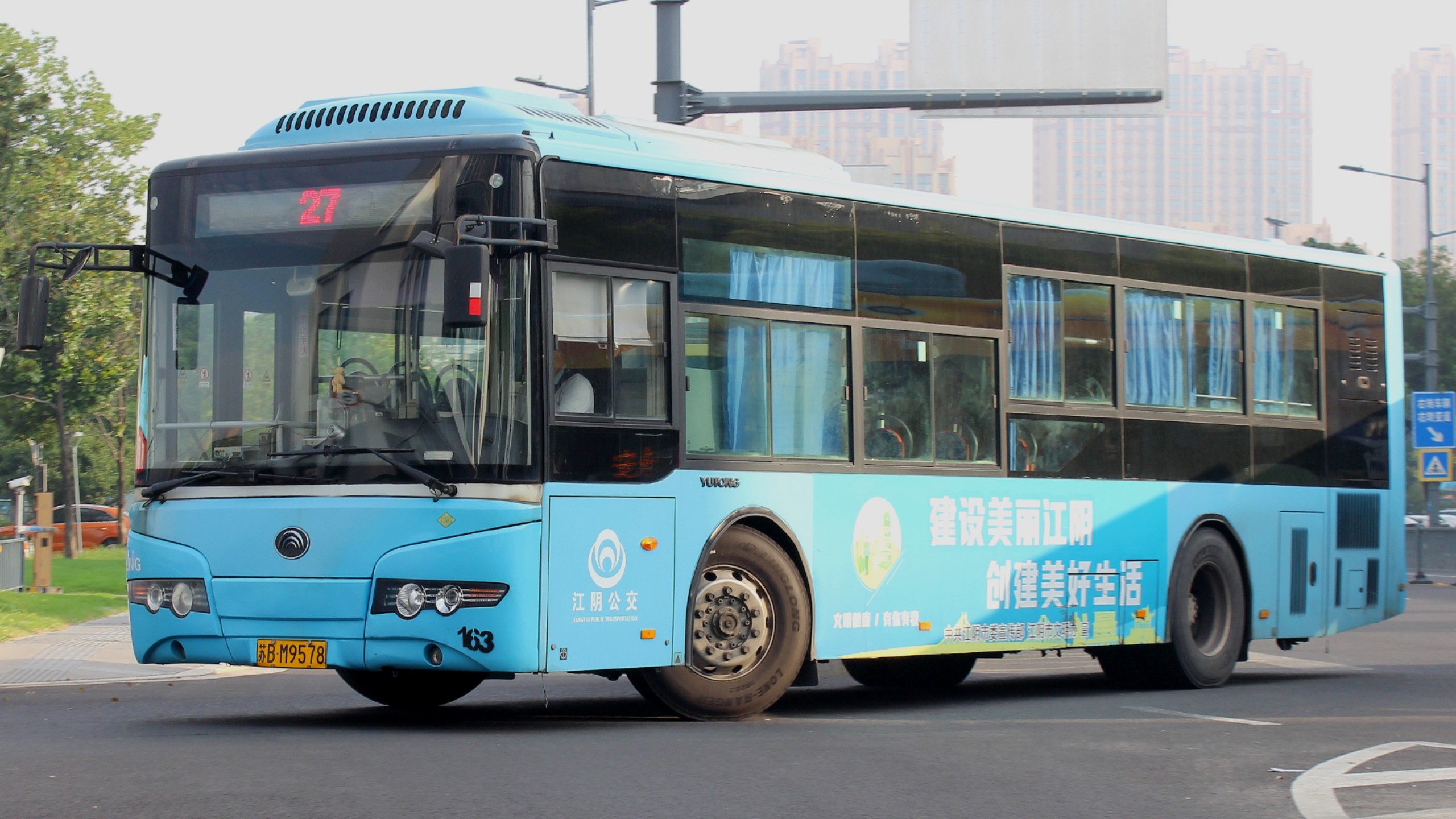 江阴公交27路下行全程原声原速POV
