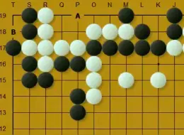 Скачать видео: 死活妙手179-57：黑先，如何破坏A、B见合杀白？101围棋网3级难度