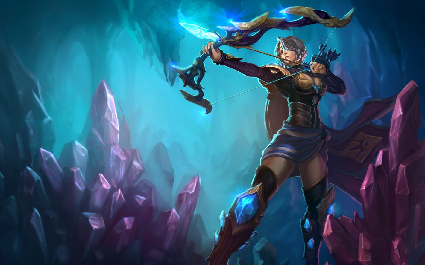 紫晶射手 艾希 皮肤鉴赏