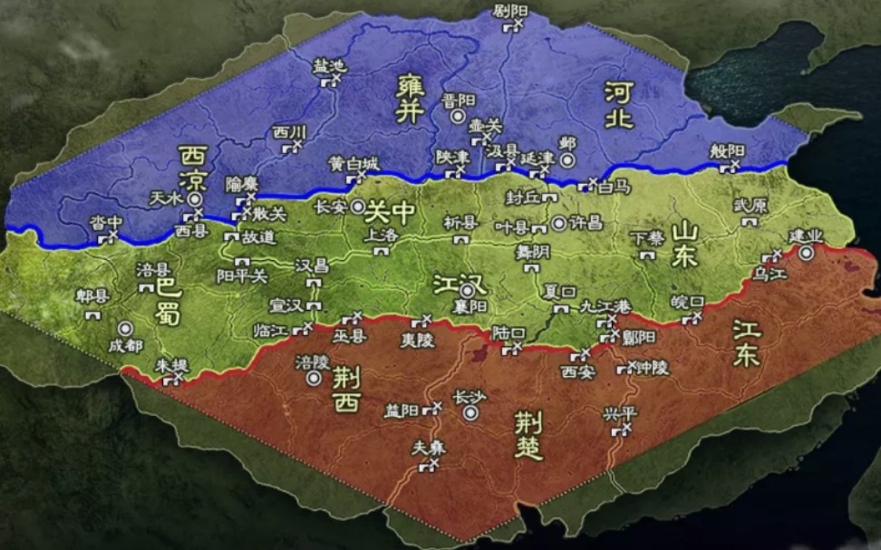 三国志战略版电子地图图片