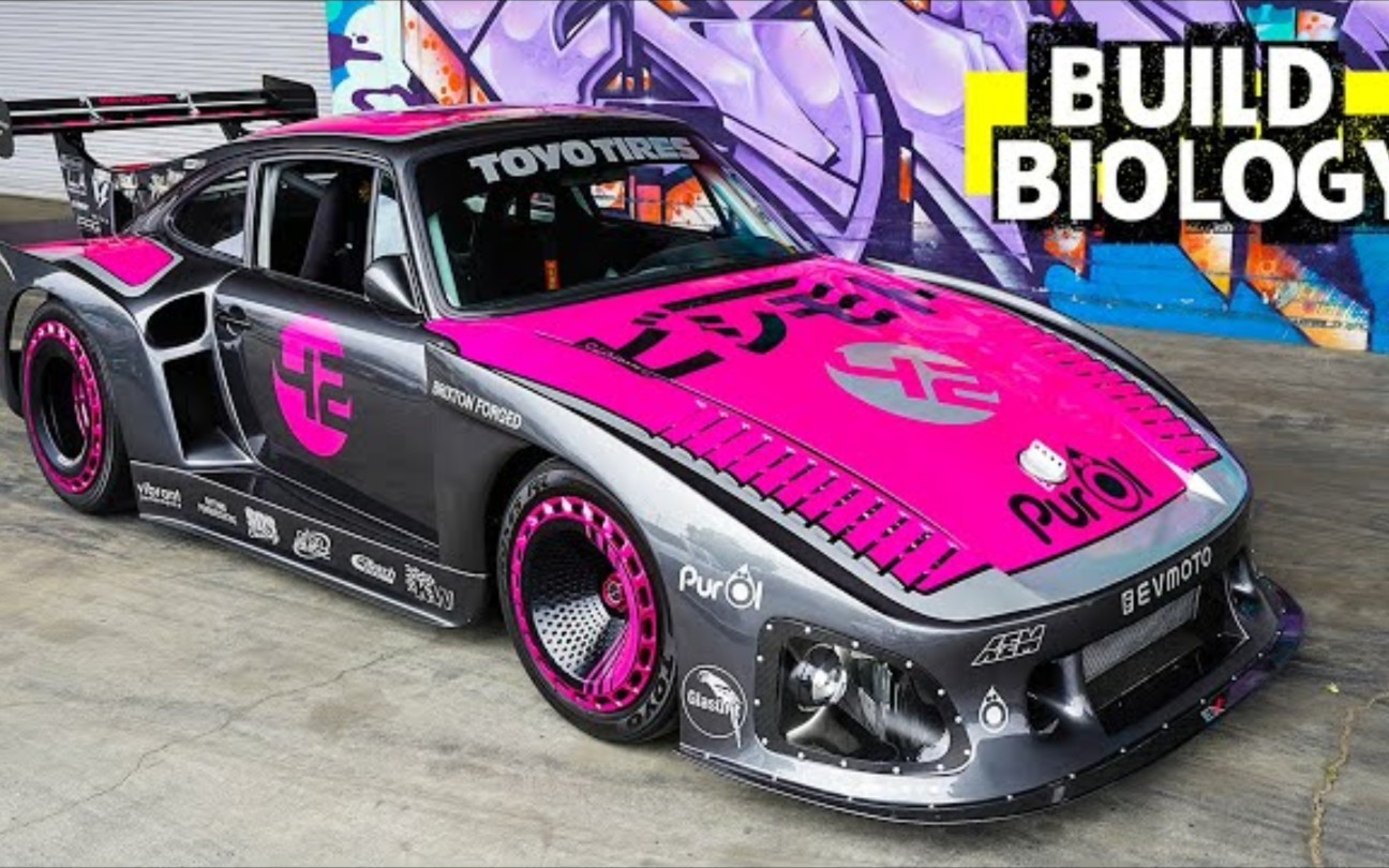 【hoonigan】0100公里加速仅需两秒?!深入了解速度狂人Bisi打造的宽体电动保时捷E935哔哩哔哩bilibili