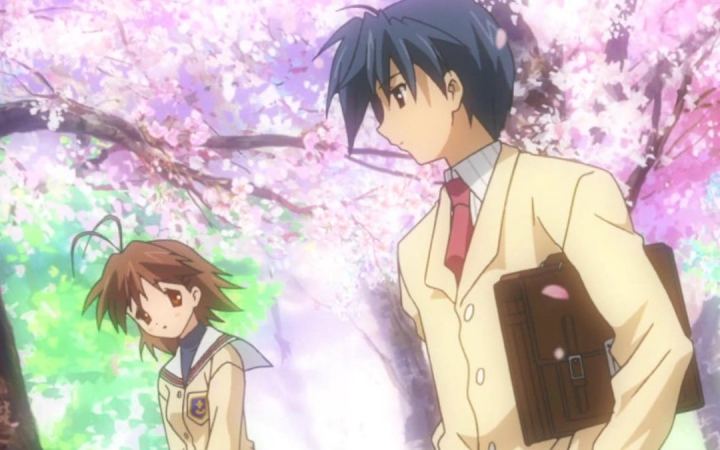 [图]【Clannad】瞬间泪目~能当初和你在樱花飘落的街道相遇真是太好了！