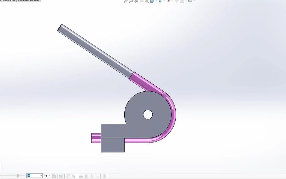 【教程搬运】使用solidworks制作钢管折弯动画(u形)【方法二】