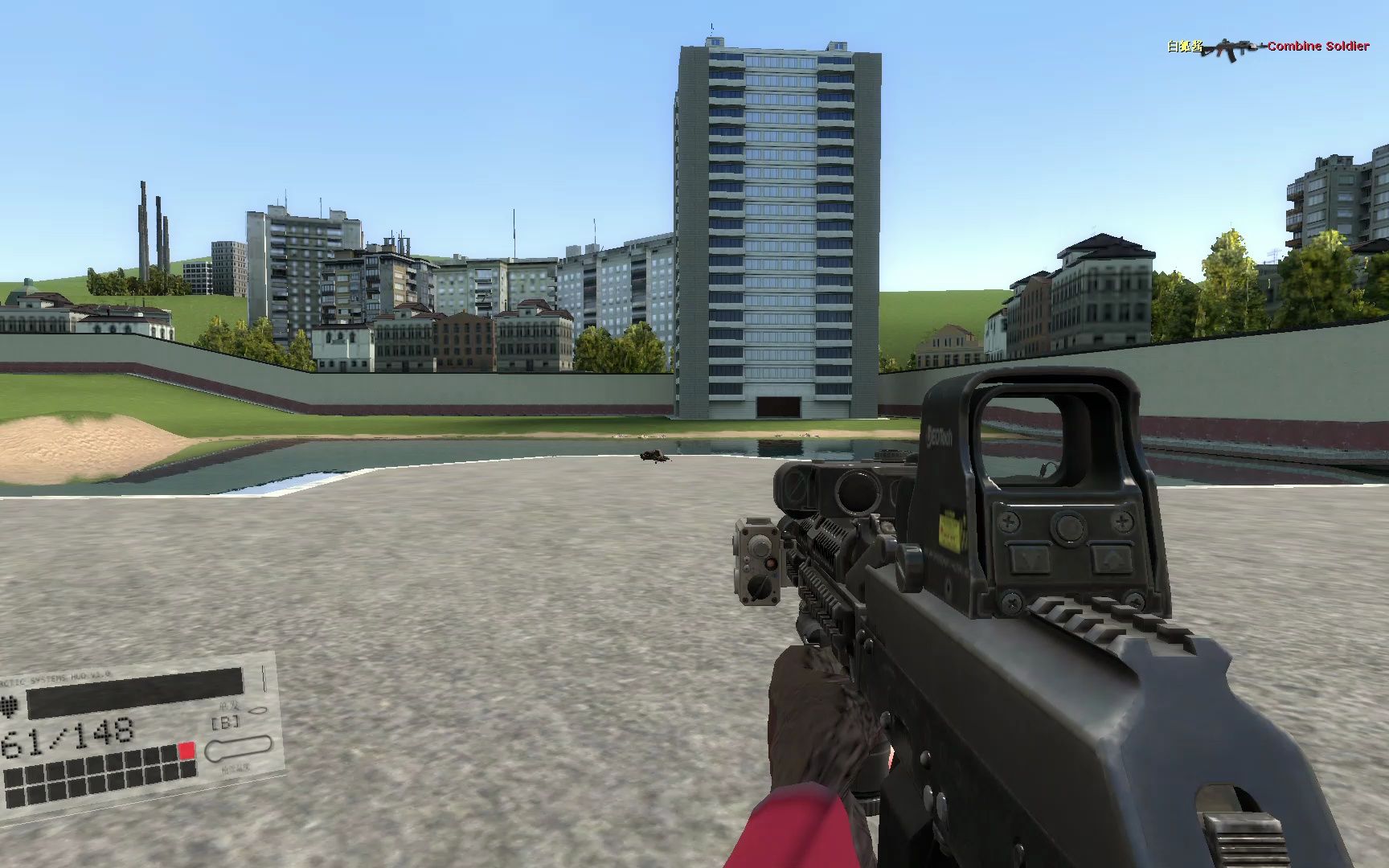 自设人物炎武器:ak74