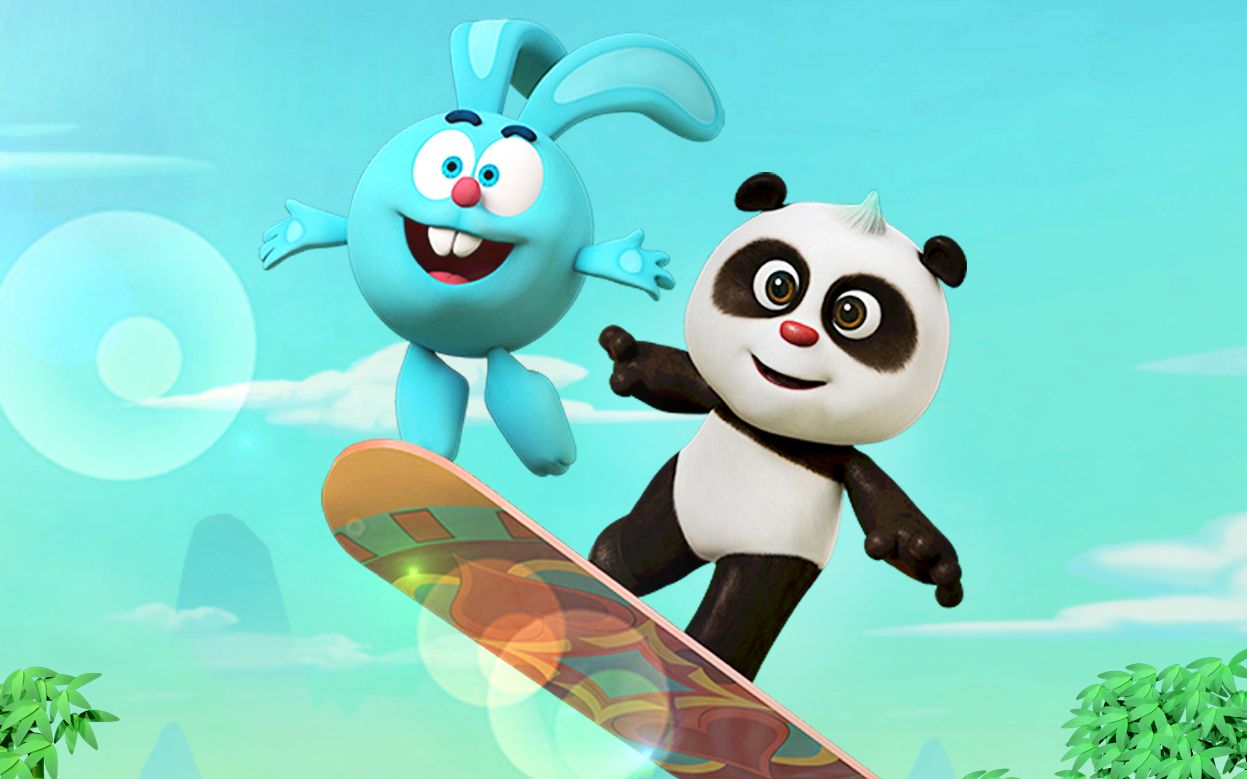 《熊猫和开心球》中文主题曲mv【2004/俄罗斯】开心球【良心央配】