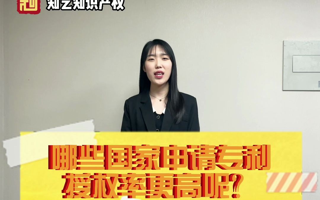 哪些国家申请专利授权率更高呢?哔哩哔哩bilibili