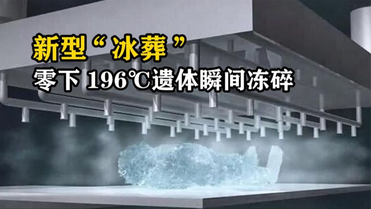 用冰葬代替火葬,让尸体在196℃下粉身碎骨,这是怎么回事?哔哩哔哩bilibili