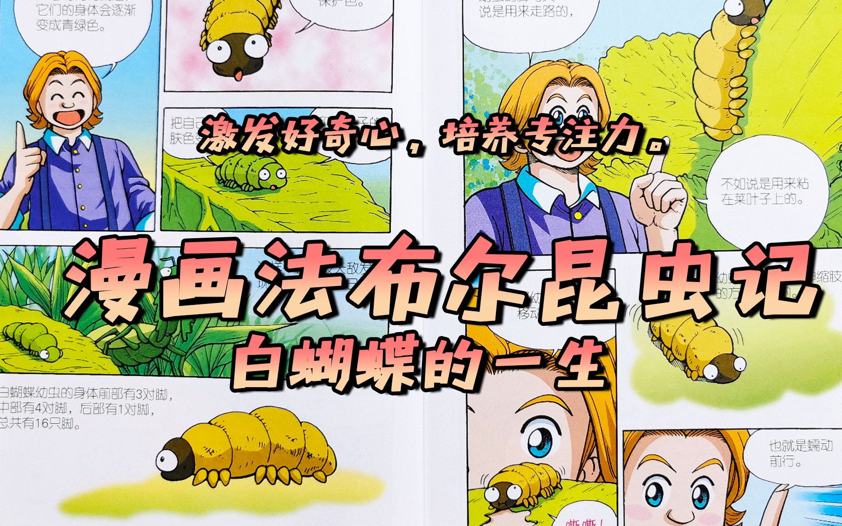 [图]《漫画法布尔昆虫记 白蝴蝶的一生》下 分享阅读，改变世界