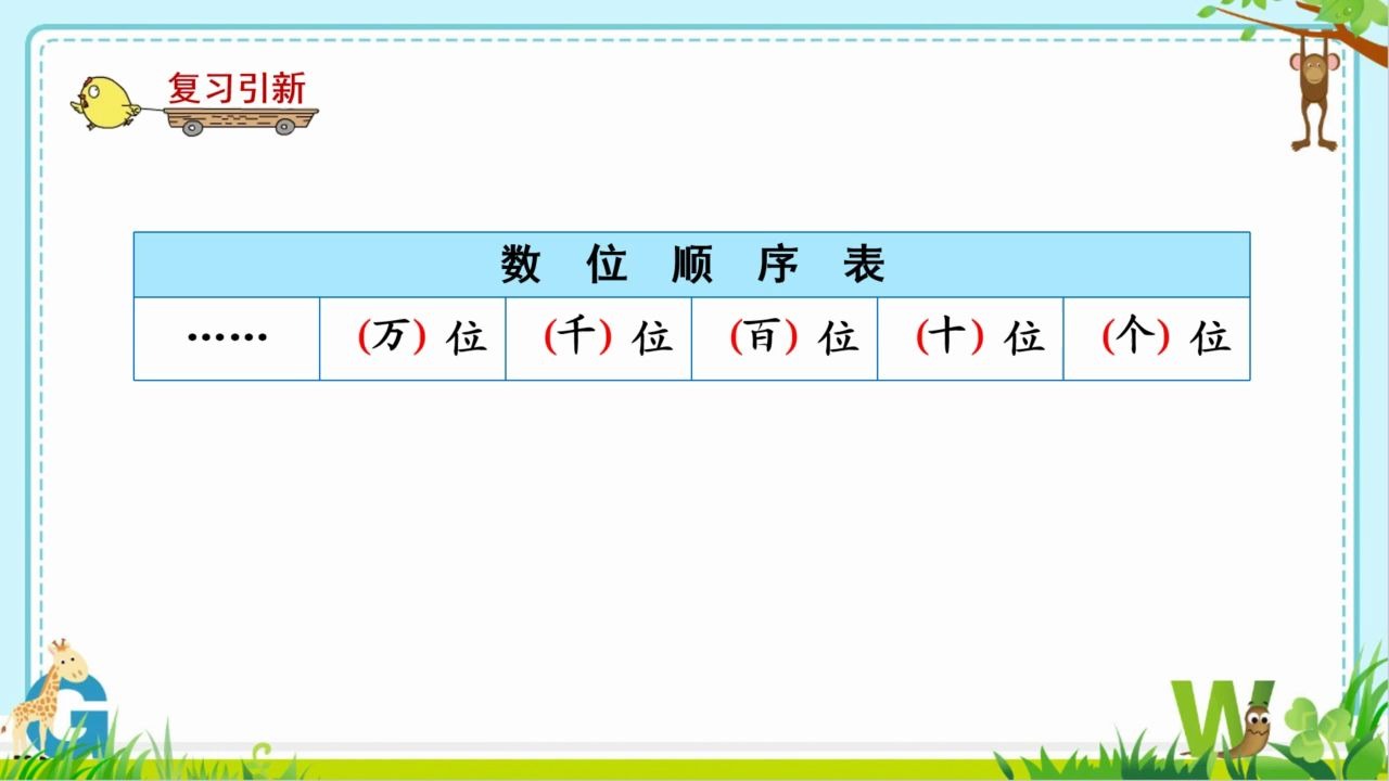 [图]二年级数学 第17课时 万以内中间有0的数的写法和读法