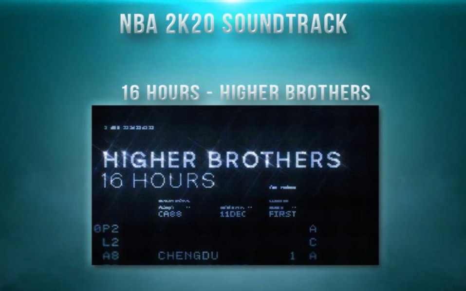 [图]【2K歌单】3分钟快速试听《NBA 2K20》游戏原声大碟收录的所有歌曲！