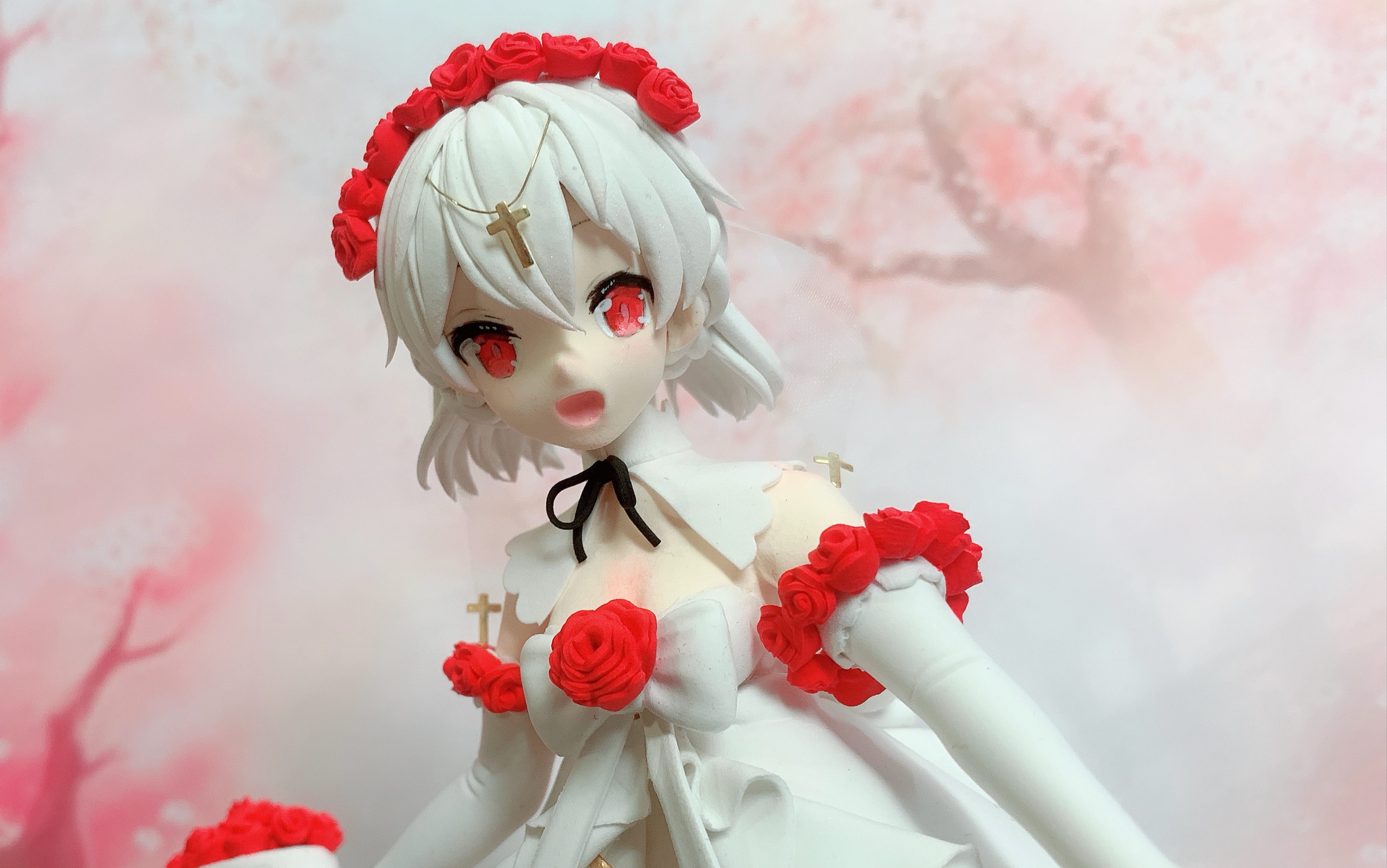 德丽莎月下初拥-花裳月纱.成品展示.