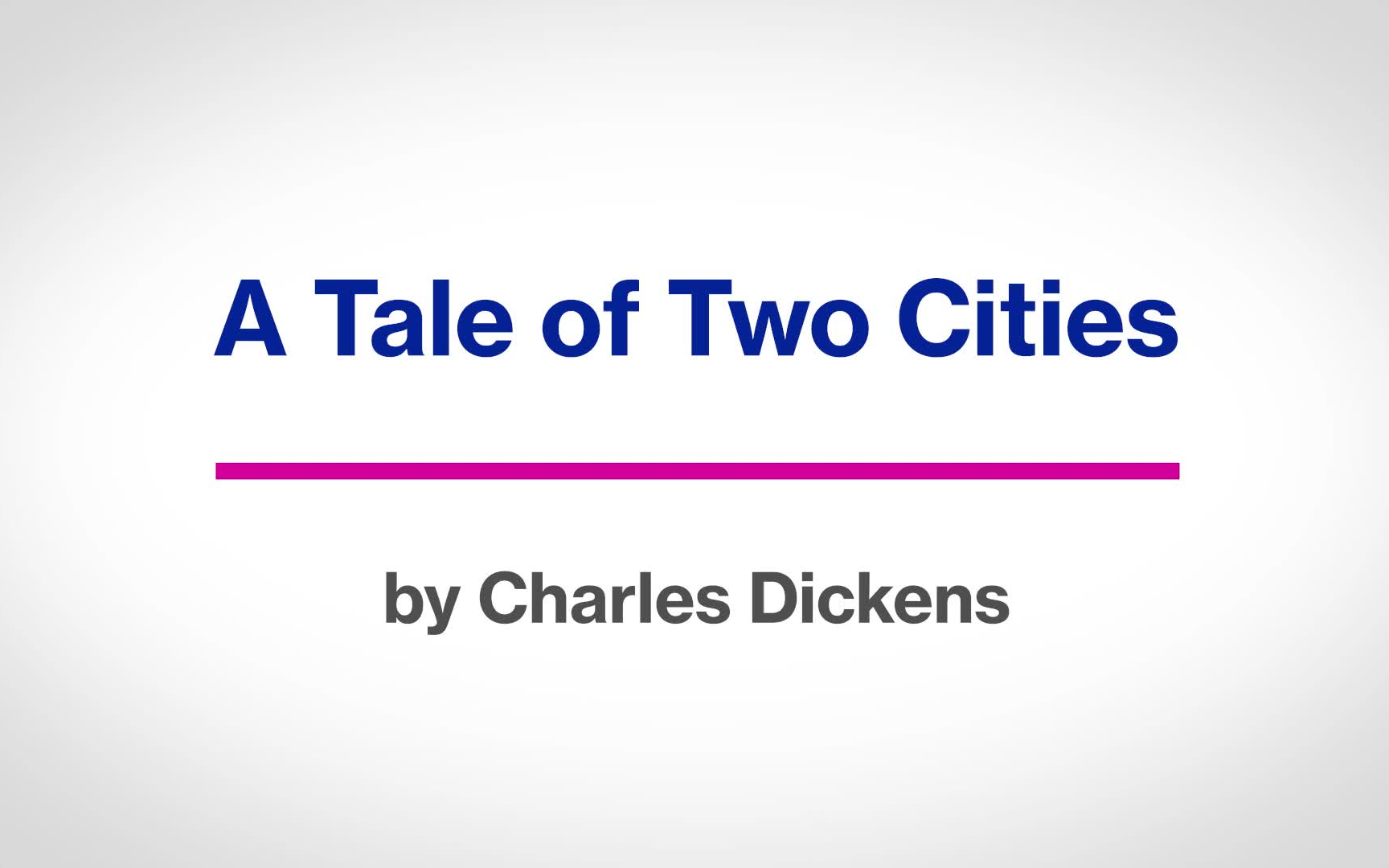 [图]【精英必读百部世界名著】双城记 A Tale of Two Cities 【英语听力】【文学素养】【油管名师解读】