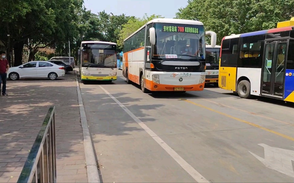 換車前一天(3.26)的廣州公交769路進站視頻.