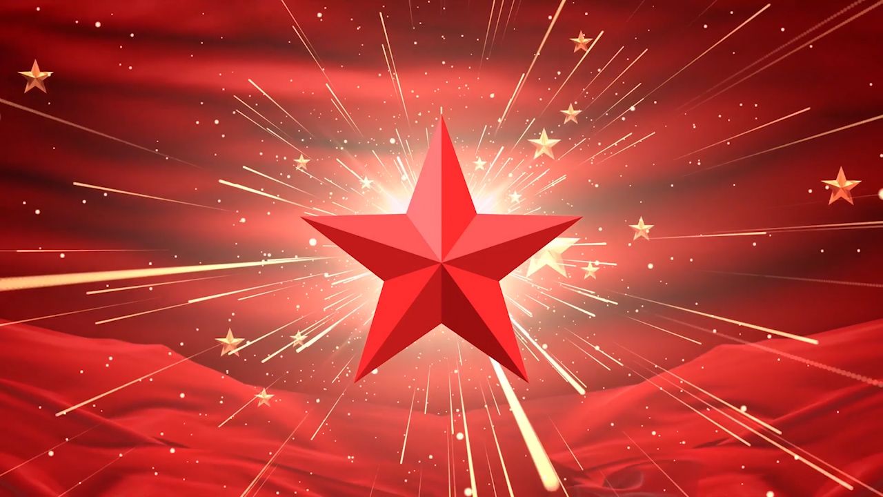 红色主题舞蹈剧目《红星》音乐背景视频画面
