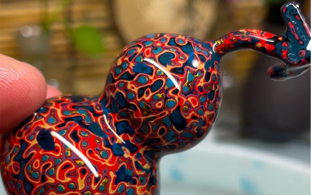 髹饰|大漆红蓝葫芦