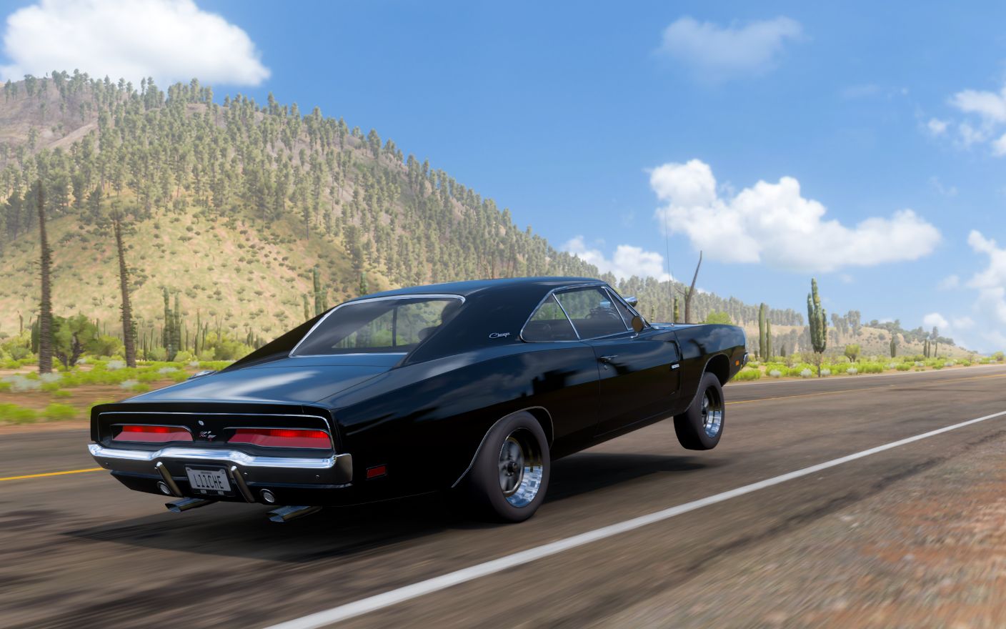 地平线5·道奇charger r/t·嘉年华直线加速赛