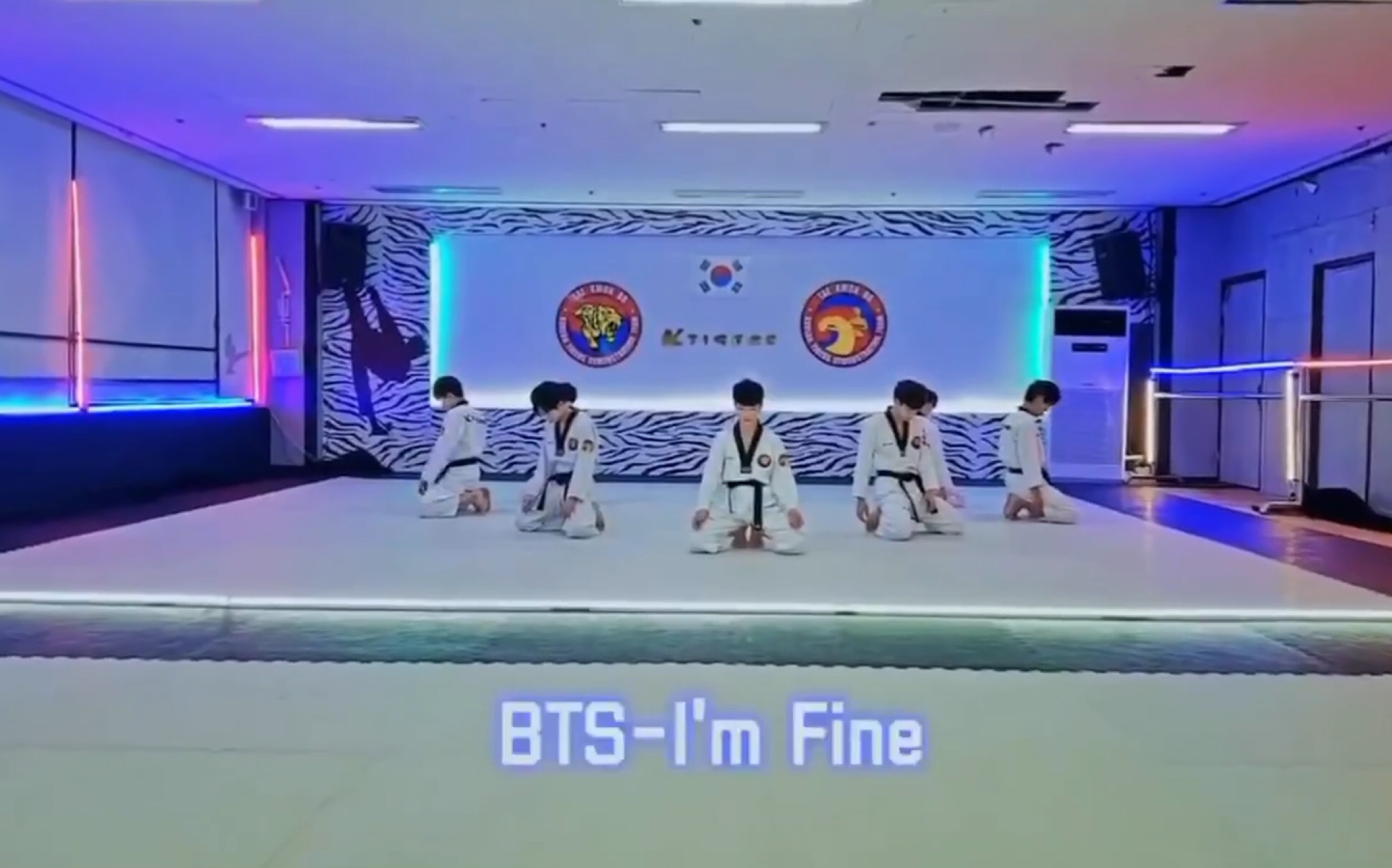 ktigers韩国虎队bts防弹少年团imfinedancecover
