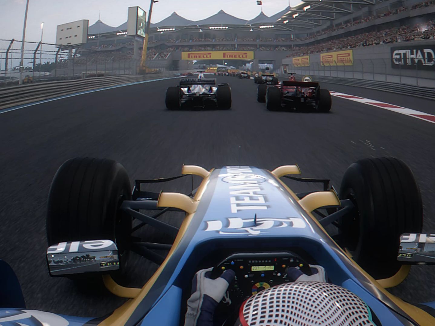 【f1 2020】阿布扎比经典车赛 雷诺r25起步车载