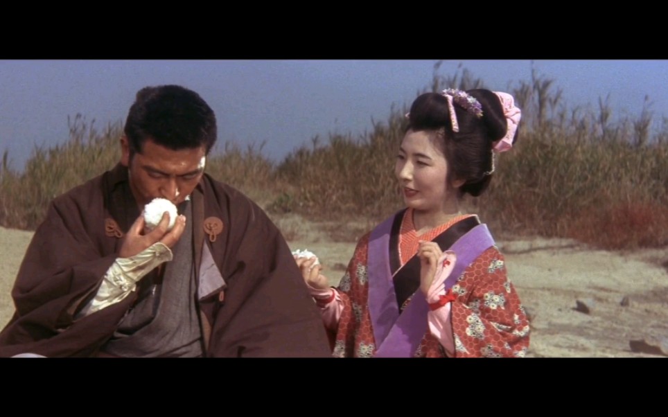 【藤村志保】《座头市喧哗旅》(1963)片段