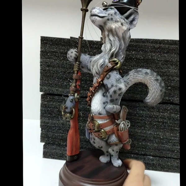 末那&镰田光司《雪豹》开箱视频steampunk snow leopard_哔哩哔哩