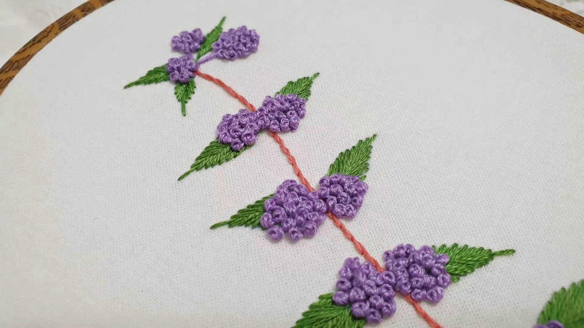 【gamsung stitch】花朵刺绣教程