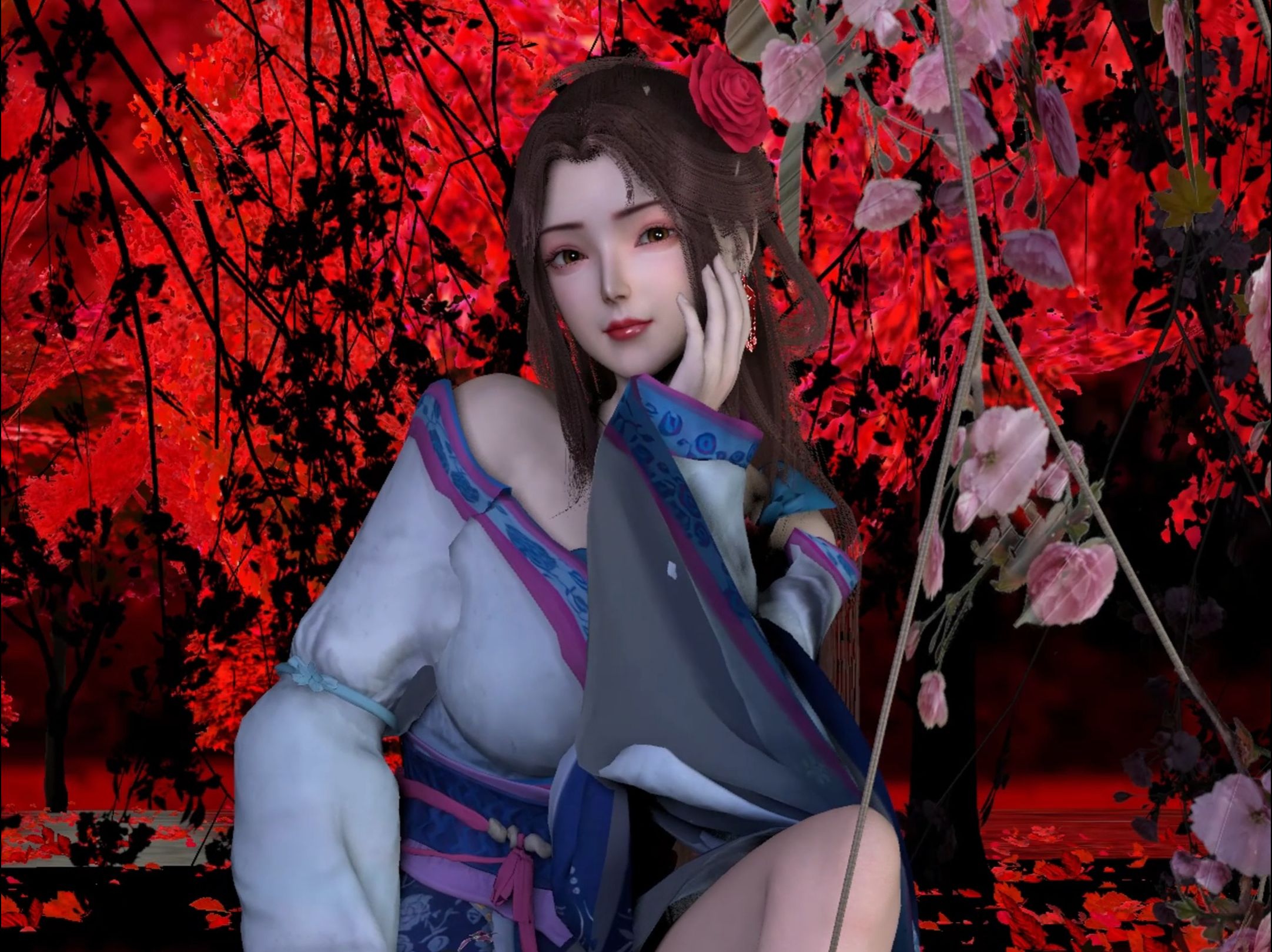 火桑女cosplay~火桑花焕新~愿君知我心