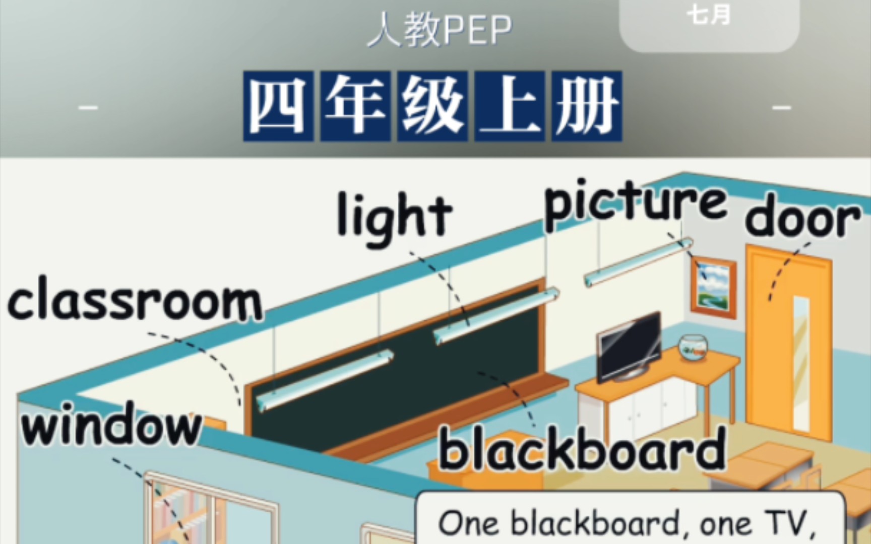 磨耳朵 |人教PEP四年级上册英语第5页同步动画Unit 1 A Let's learn哔哩哔哩bilibili