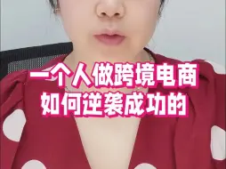 Télécharger la video: 一个人做跨境电商会怎么样