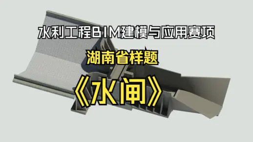 水利工程BIM建模与应用（2024年湖南省模块一赛题）