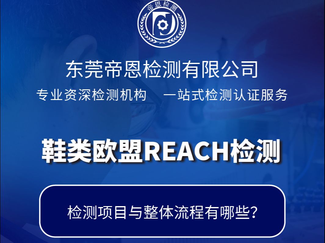 鞋类欧盟REACH检测哔哩哔哩bilibili