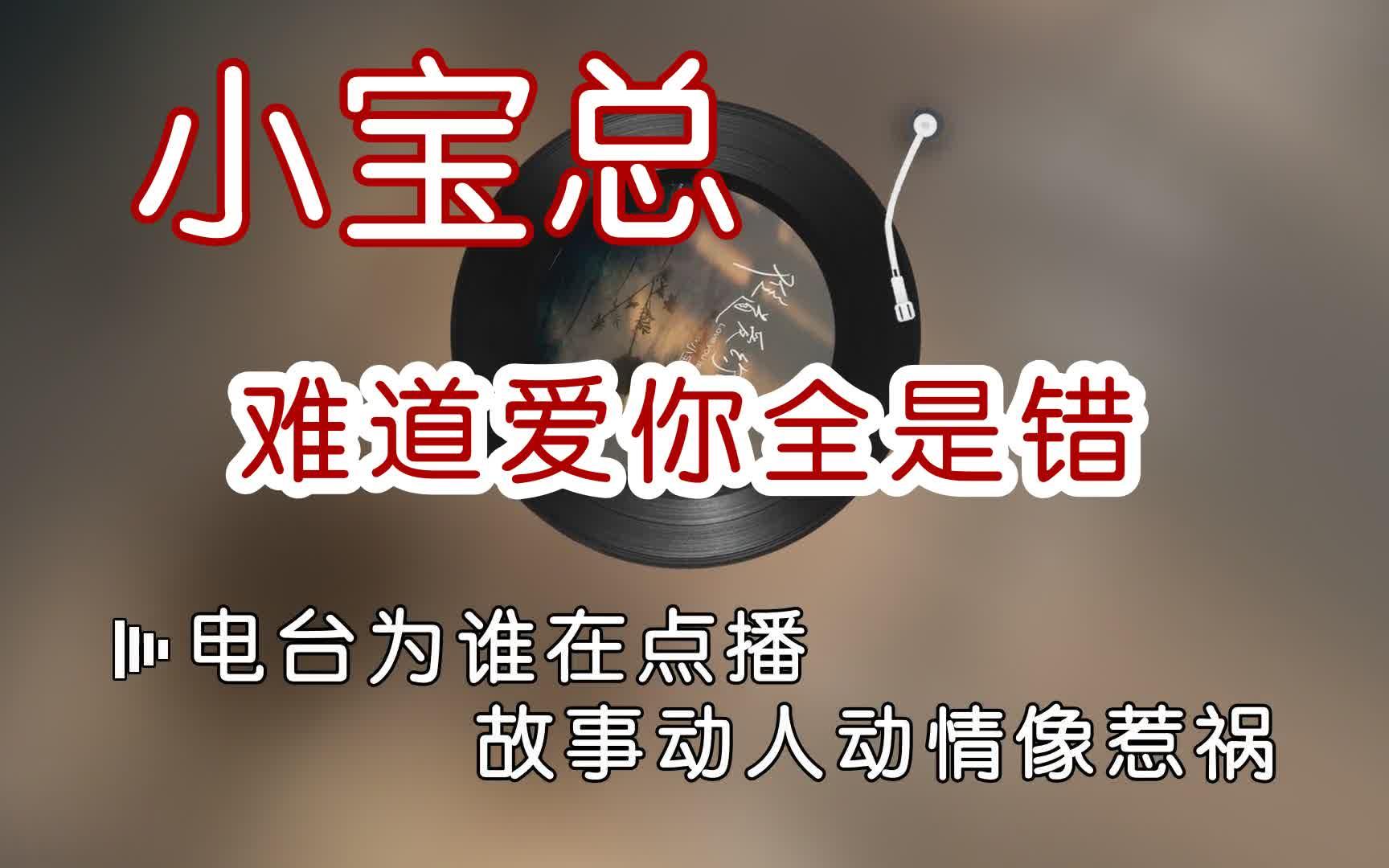 [图]小宝总 - 难道爱你全是错 - 卡拉OK字幕动态歌词-无损高音质