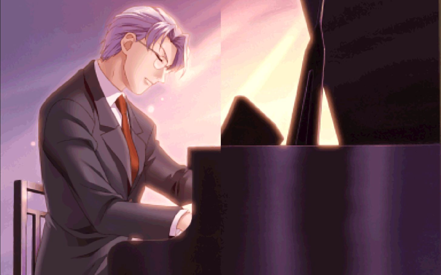 【由之游】心跳回忆gs~1st love~冰室零一-cg-放学后的钢琴声_哔哩