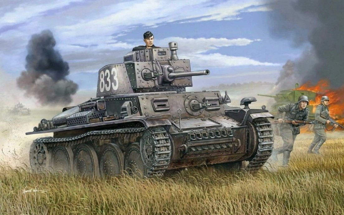 二战德国轻坦图片