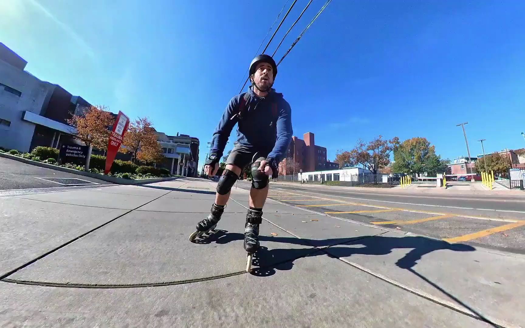 taking flight on skates! - inline skating city flow skate