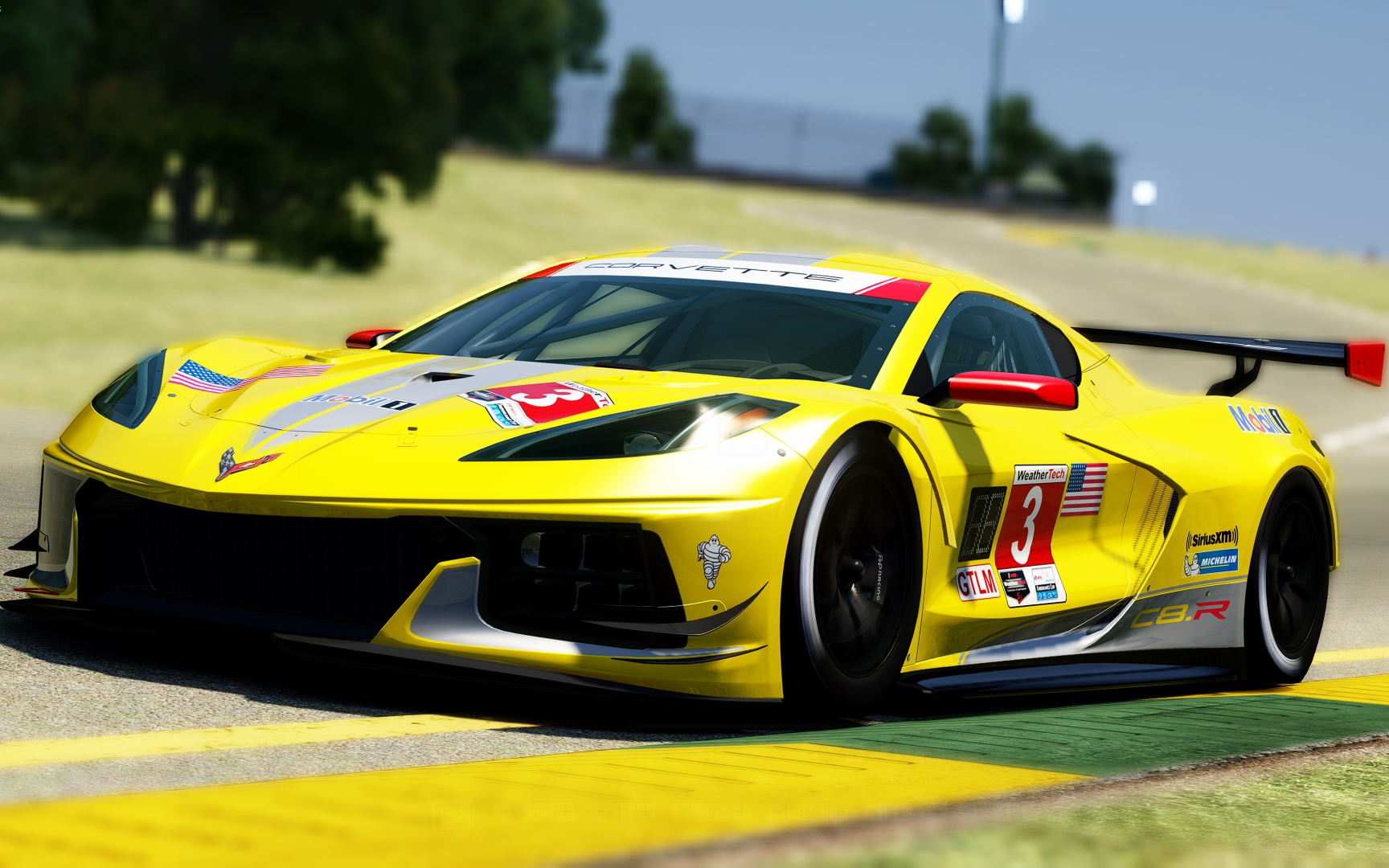 克尔维特c8r-gte—亚特兰大之路 1.19.793_哔哩哔哩_bilibili