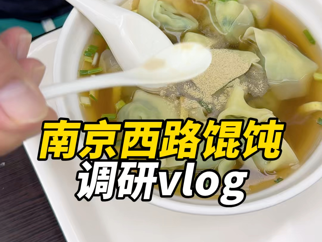 失业第94天|南京西路馄饨调研vlog~哔哩哔哩bilibili