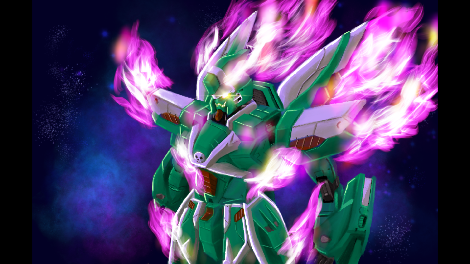 原创绘画幻影高达pantom再有爱也没动画看的高达系列