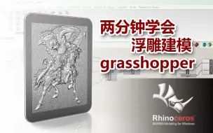 Download Video: 用rhino gh插件做一个浮雕效果