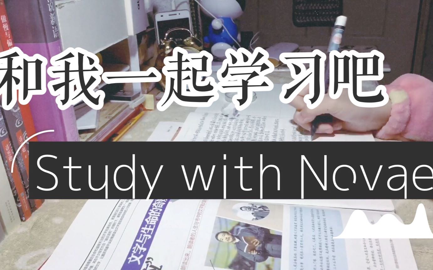 【诺维】Study With Nova|今天不学习 明天变垃圾哔哩哔哩bilibili