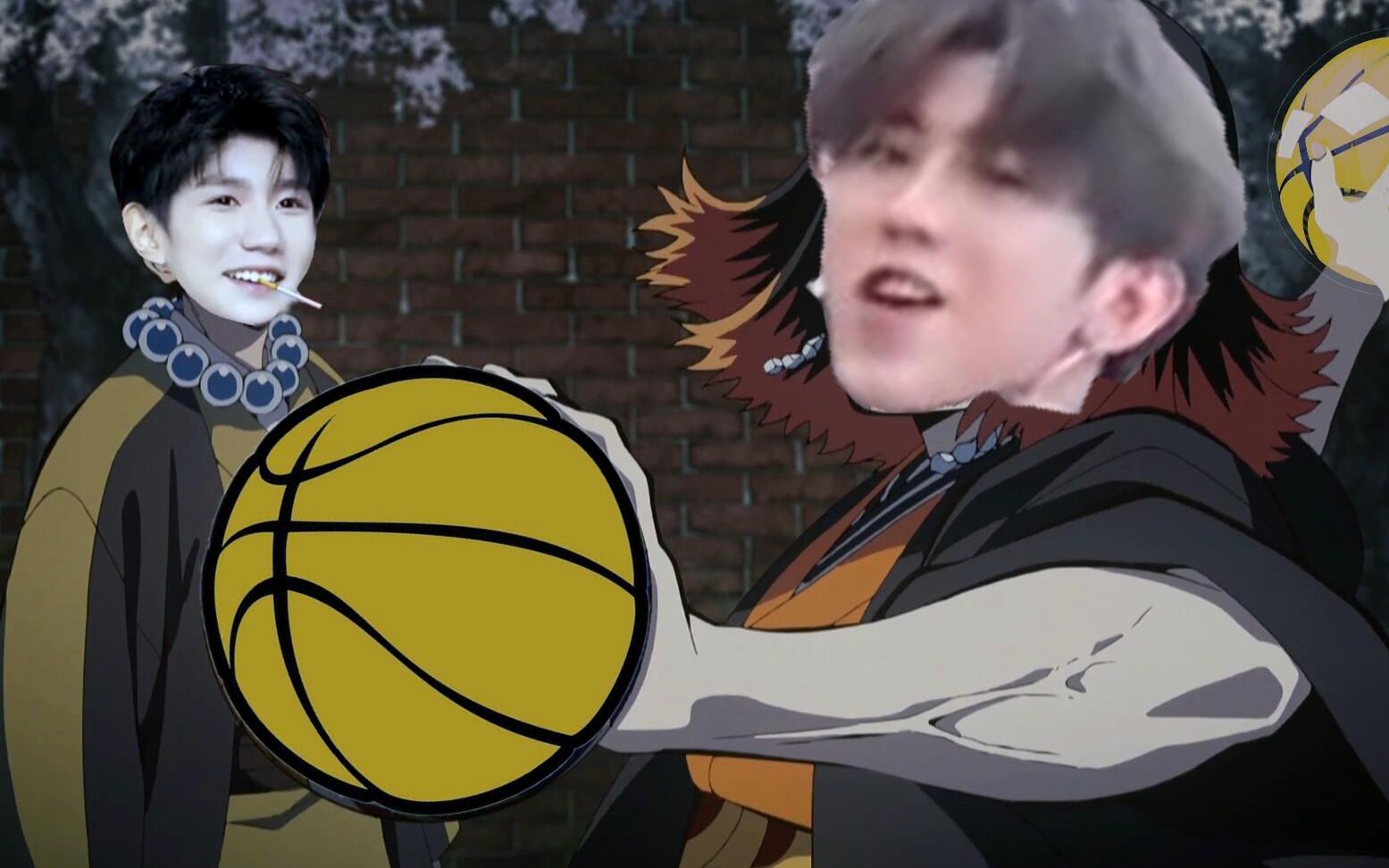 鬼畜配音篮球鬼和抽烟鬼鬼灭之刃