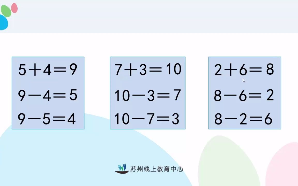 [图]苏州-小学-一年级-20以内的退位减法1-20220214