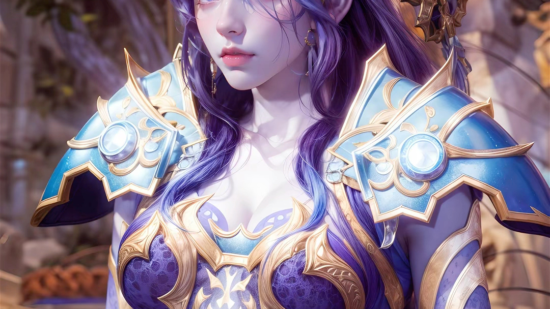 ai绘画 魔兽世界 虚空精灵