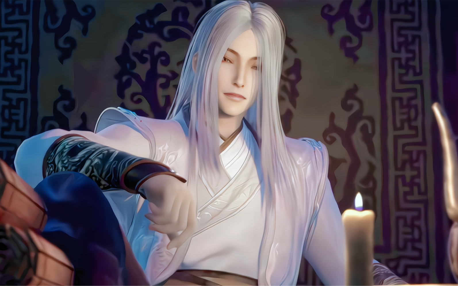 白毛帅哥李存礼.