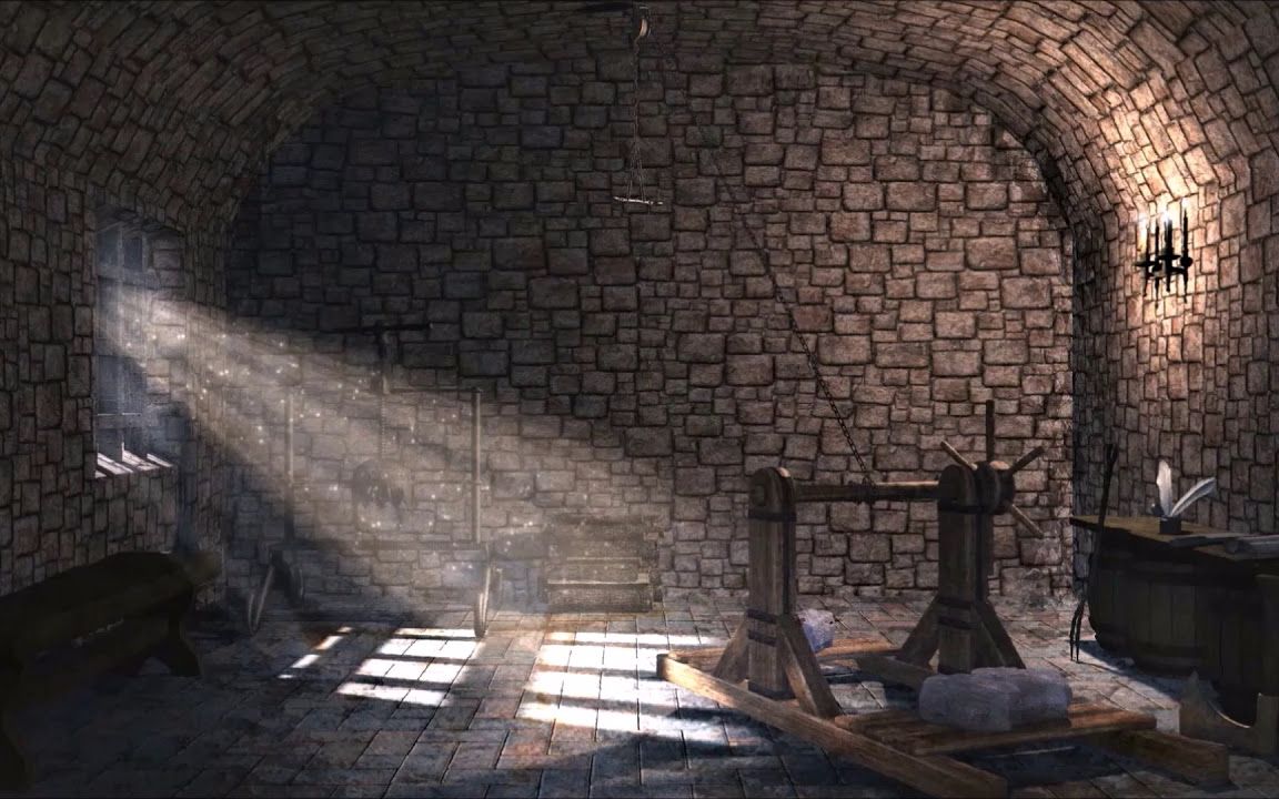 【asmr环境音】体验中世纪监狱内的感觉